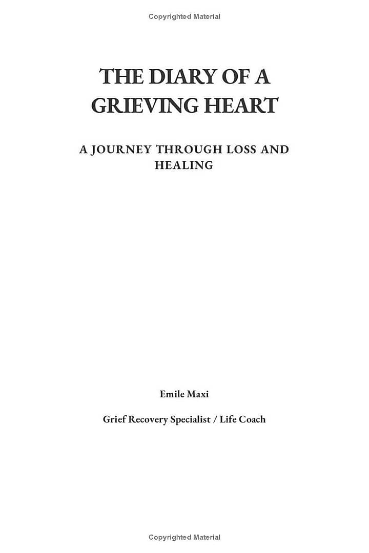 The Diary of a Grieving Heart