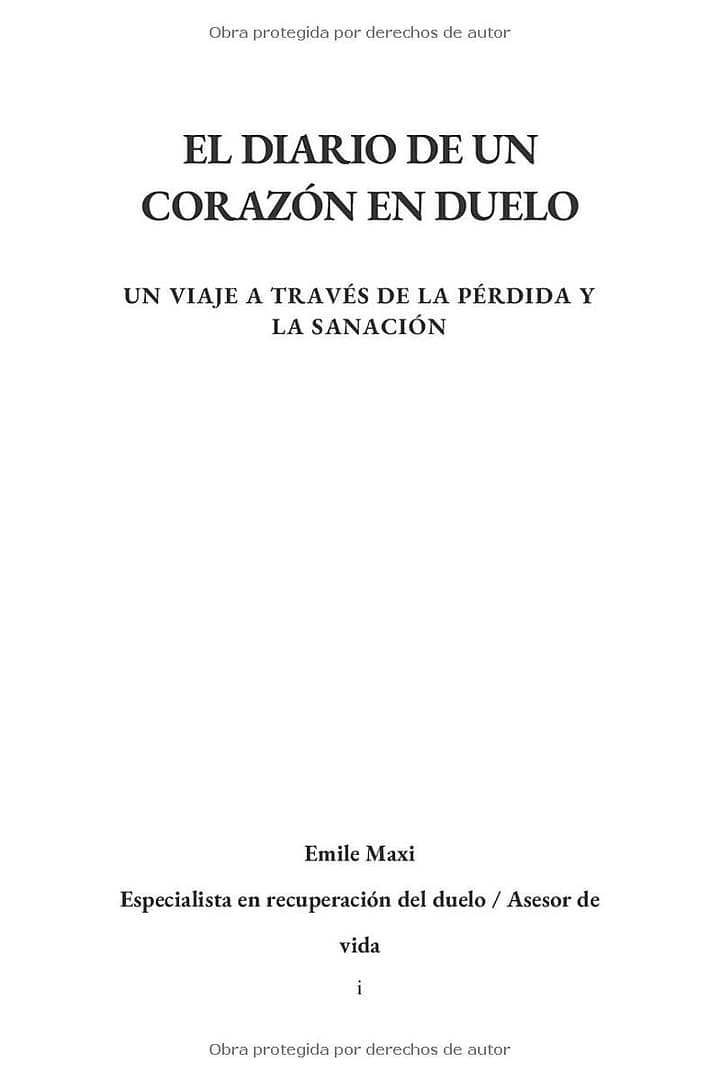 The Diary of a Grieving Heart - Spanish